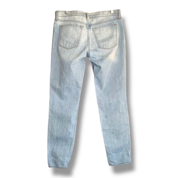 J Brand Aidan Distressed Boyfriend Jeans Light Wash Relaxed Fit Denim Size 28 - Picture 3 of 9